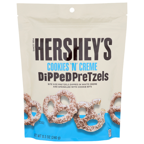 Hershey's Cookies 'n' Creme Dipped Pretzels 'n' - 8.5 Ounce