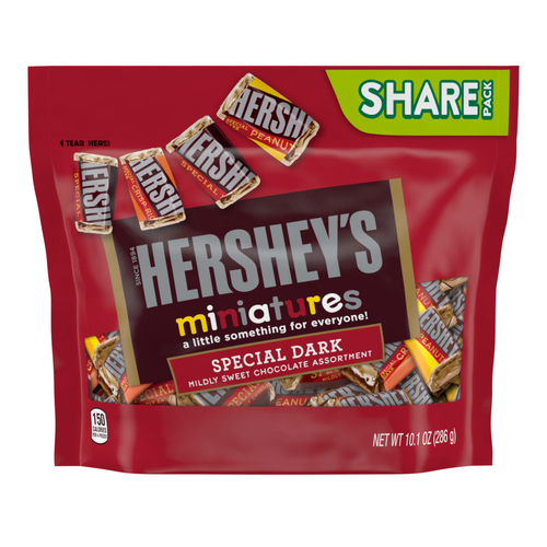 HERSHEY'S Share Pack Assortment Miniatures - 10.1 Ounce