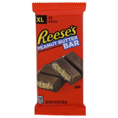 REESE s Milk Chocolate Peanut Butter Xl Bar Extra Large 4 25 Ounce 