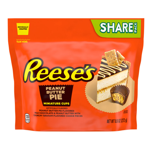 Reese's Share Pack Peanut Butter Pie Miniatures Peanut Butter Cups - 9.6 Ounce