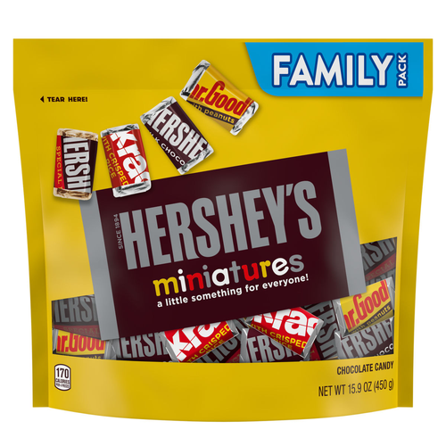 HERSHEY'S Family Pack Assortment Miniatures - 15.9 Ounce