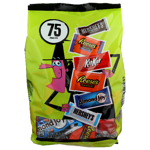 HERSHEY's Halloween Candy Variety Bag - 0.53 Ounce - 75 Count