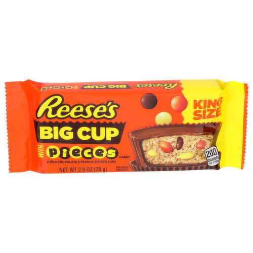 Reese's Big Cup With Pieces Candy - 1.4 Ounce - 2 Count