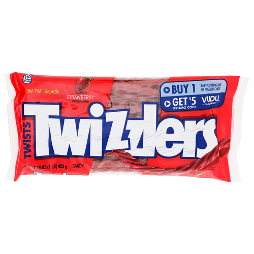 Twizzlers Strawberry Twists Candy - 16 Ounce