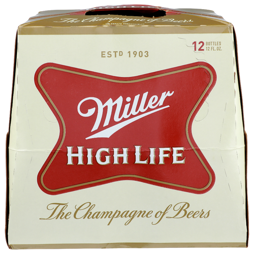 Miller High Life Beer - 12 Fluid Ounce - 12 Count