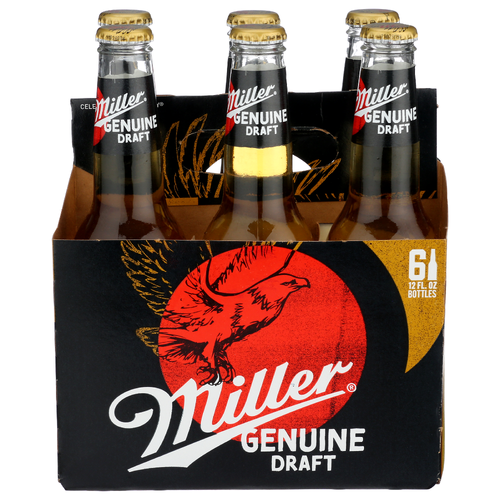Miller Beer - 12 Fluid Ounce - 6 Count