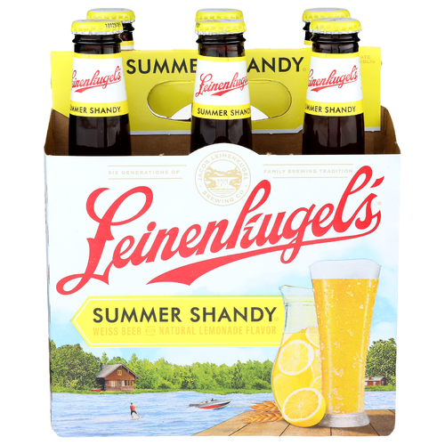 Leinenkugel's Summer Shandy Natural Lemonade Flavor - 12 Fluid Ounce - 6 Count