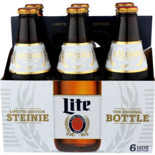Miller Lite 6 Pk Bottles - 12 Ounce - 6 Count