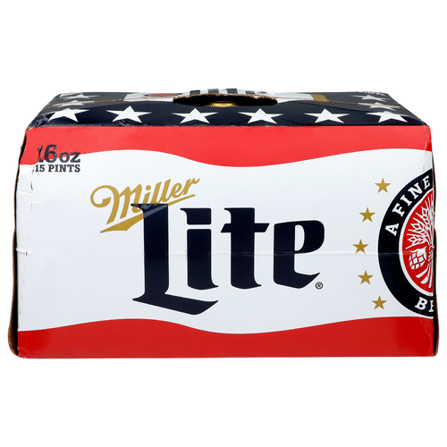Miller Lite Beer - 16 Ounce - 15 Count