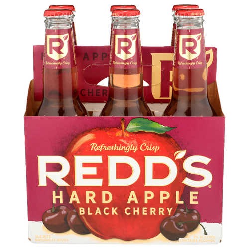 Redd's Hard Apple Black Cherry - 6 Count