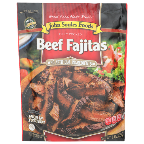 John Soules Foods Beef Fajitas - 6 Ounce