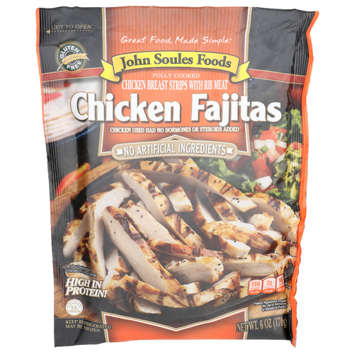 John Soules Foods Chicken Fajitas - 6 Ounce