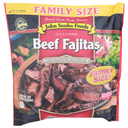 John Soules Foods Beef Fajitas - 14 Ounce