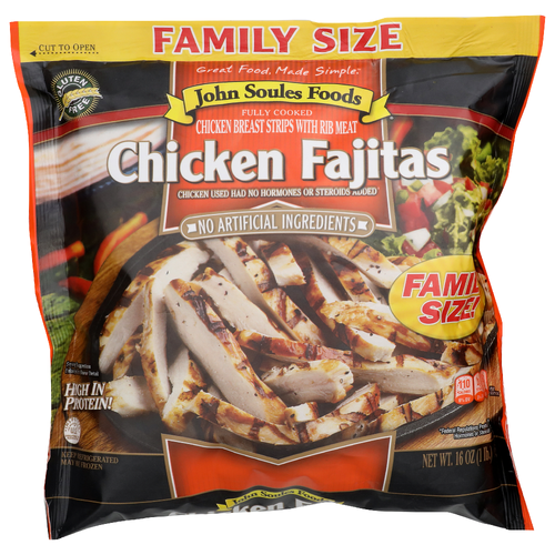 John Soules Foods Chicken Fajitas - 16 Ounce