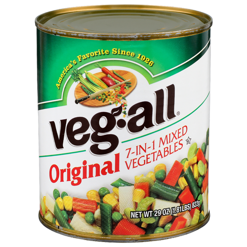 VegAll Original 7-In-1 Mixed Vegetables - 29 Ounce