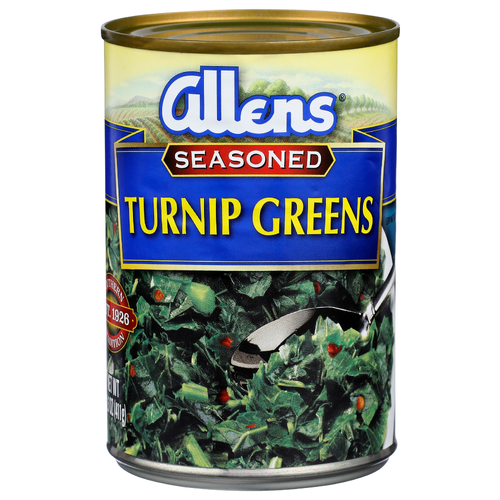 Allens Seasoned Turnip Greens - 14.5 Ounce