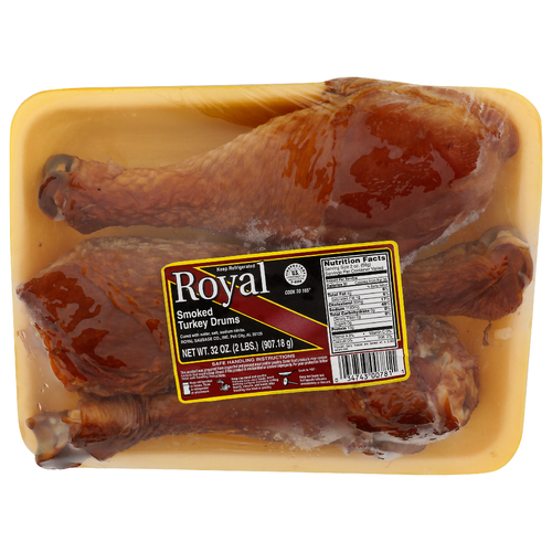 Royal Smoked Turkey Drums - 32 Ounce