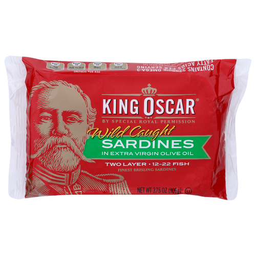 King Oscar In Extra Virgin Olive Oil Sardines - 3.75 Ounce
