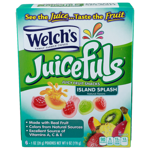 Welch's Juicefuls Island Splash Juicy Fruit Snacks - 6 Ounce