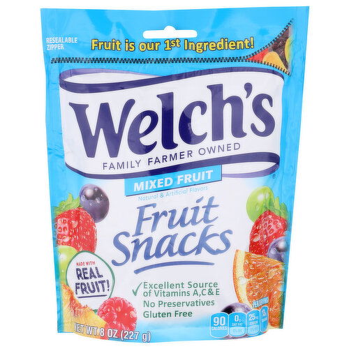 WELCH's Mixed Fruit Snacks - 8 Ounce - 1 Count