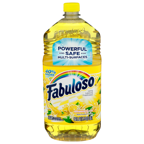 Fabuloso Refreshing Lemon Long Lasting Freshness Multi-Purpose Cleaner - 56 Fluid Ounce