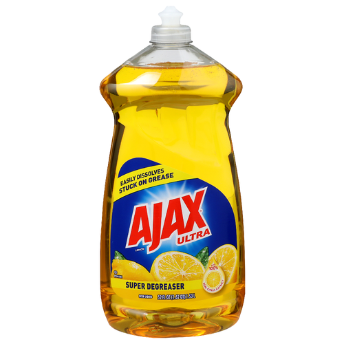 Ajax Ultra Lemon Super Degreaser Dish Liquid - 52 Fluid Ounce
