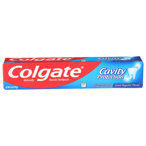 Colgate Great Regular Flavor Cavity Protection Anticavity Fluoride Toothpaste - 6 Ounce