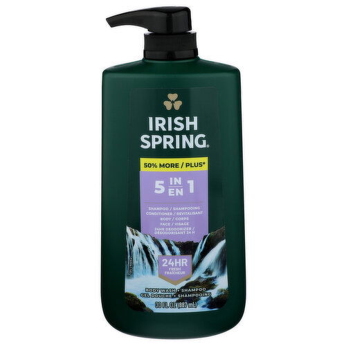 Irish Spring 5 In 1 Body Wash - 30 Fluid Ounce