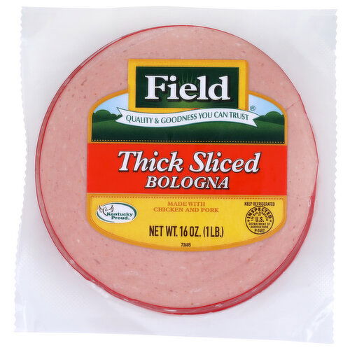 Field Bologna, Thick Sliced - 16 Ounce