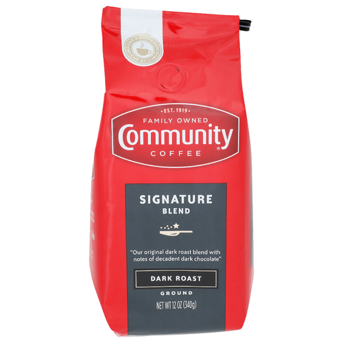 Community Coffee Dark Roast Signature Blend - 12 Ounce