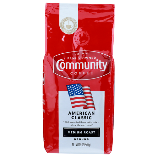 Community Coffee Medium Roast American Classic - 12 Ounce