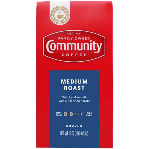 Community Coffee Medium Roast Ground Firm Pack - 16 Ounce