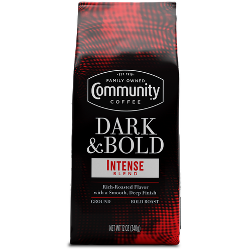 Community Coffee Dark & Bold Intense Blend Roast Grounds - 12 Ounce Image 1 of 2
