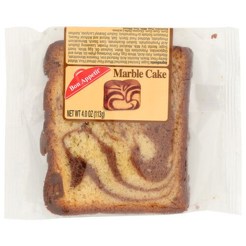 Bon Appetit Cake Marble Sliced - 4 Ounce