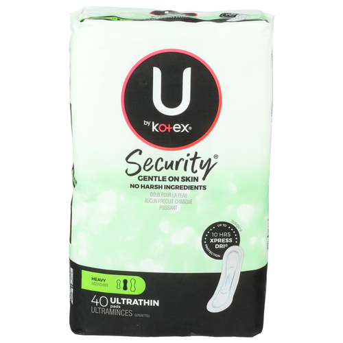 U By Kotex Security - 40 Count