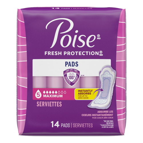Poise Fresh Protection Maximum Absorbency Pads - 14 Count Image 1 of 2