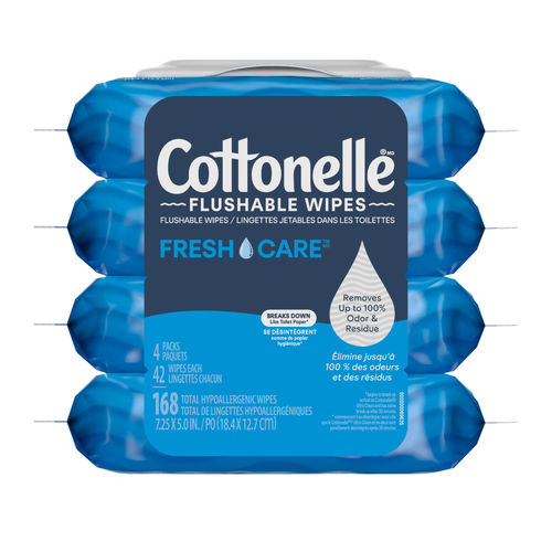 Cottonelle Fresh Care Flushable Wipes - 4 Count Image 1 of 2
