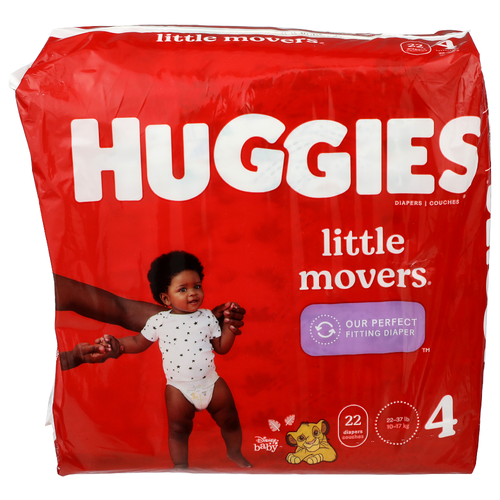 Huggies Little Movers Diapers - 22 Count