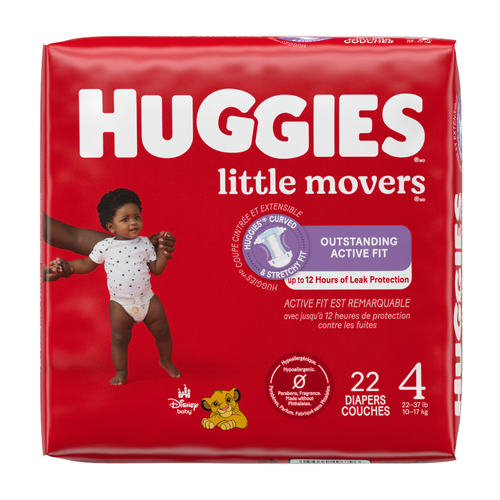Huggies Little Movers Size 4 Diapers - 22 Count Image 1 of 2
