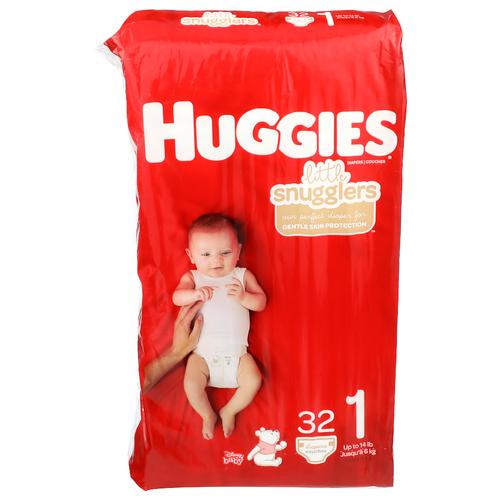 Huggies Little Snugglers Diapers - 32 Count