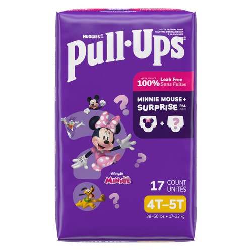 Huggies Pull-Ups Girl's 4T-5T Training Pants - 17 Count Image 1 of 2