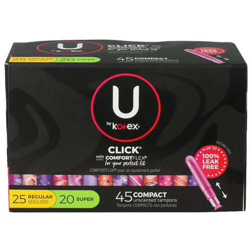 U By Kotex Tampons - 45 Count