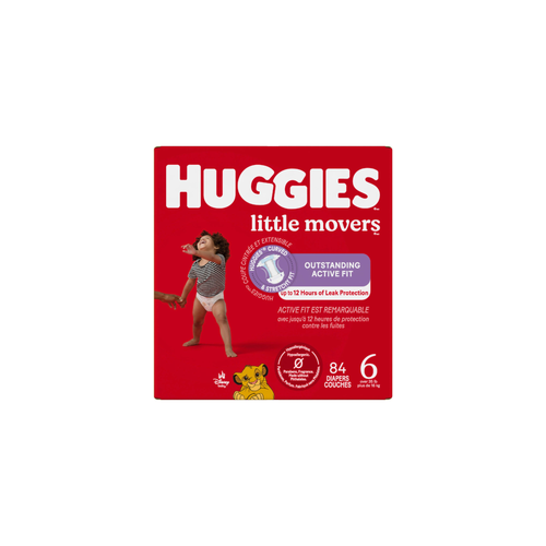 Huggies Little Movers Size 6 Diapers - 84 Count Image 1 of 2