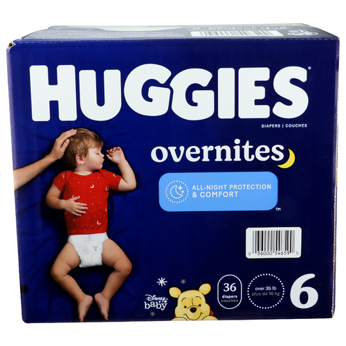 Huggies Overnites Diapers - 36 Count