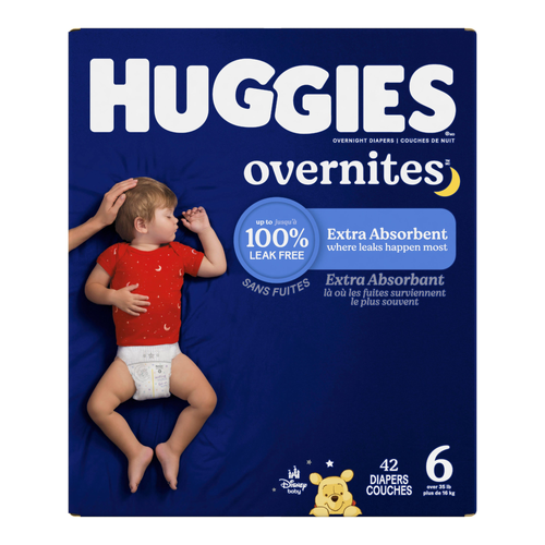 Huggies Overnites Size 6 Extra Absorbent Diapers - 42 Count Image 1 of 2