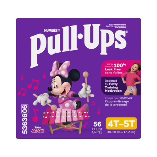Huggies Pull-Ups Girl's 4T-5T Training Pants - 56 Count Image 1 of 2