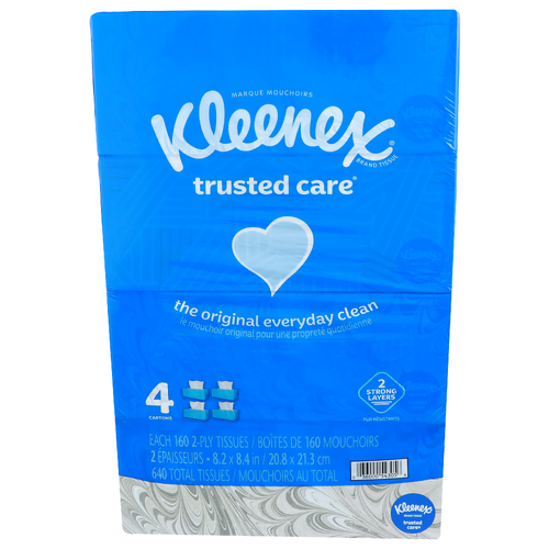 Kleenex 2 Strong Layers Trusted Care Tissue - 4 Count