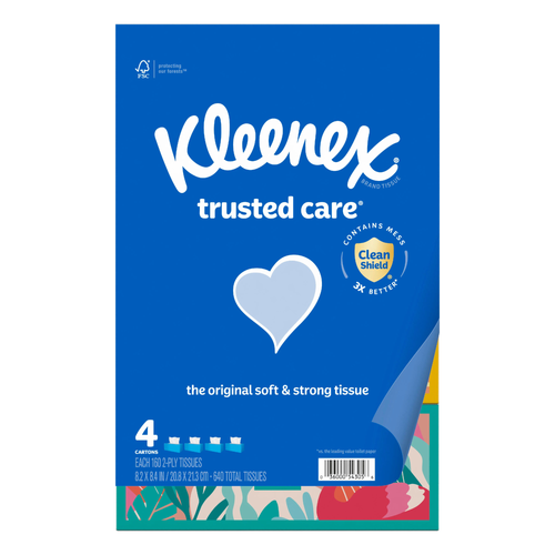 Kleenex Facial Tissue - 160 Count - 4 Count Image 1 of 2