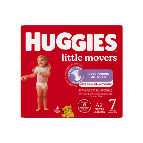 Huggies Little Movers Size 7 Diapers - 42 Count Image 1 of 2