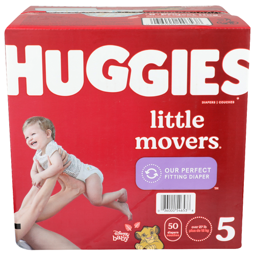 Huggies Little Movers Diapers - 50 Count